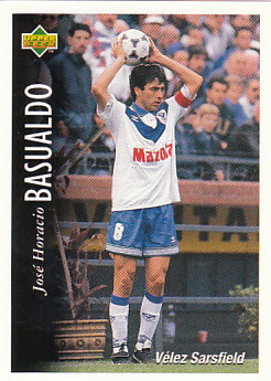 Jose Horacio Basualdo Velez Sarsfield 1995 Upper Deck Futbol Argentina #91